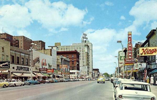 Michigan Theatre - GREAT COLOR SHOT FROM POSTCARD
